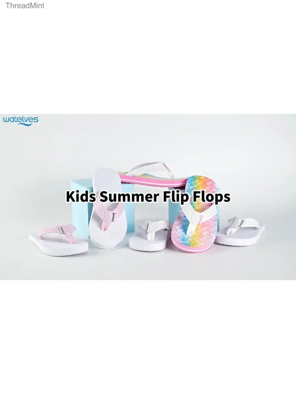 Kids Non-Slip Sport Sandals Flip Flops Beach Swim Pool